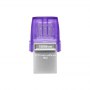 Kingston | DataTraveler | DT Micro Duo 3C | 128 GB | USB Type-C and Type-A | Purple - 2